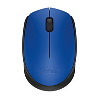 Беспроводная мышь Logitech M171 Синяя, Оптическая мышь для ноутбуков, Нано-приемник, Синяя, Розничные продажи